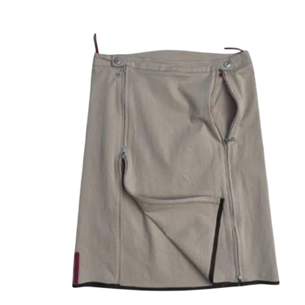 Prada Sport Skirt Vintage double zipper size L